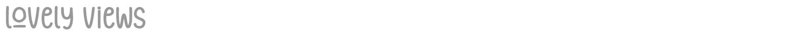 Lovely Views font preview